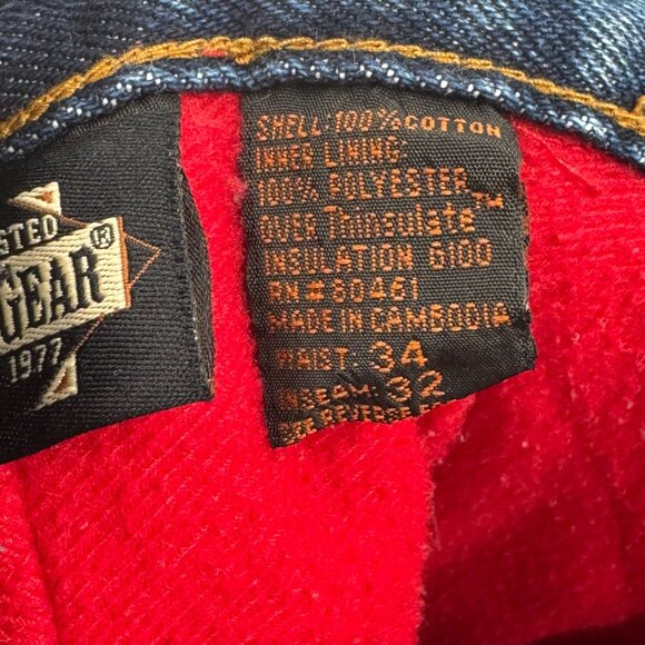 Guide Gear Thinsulate Insulation Lined Jeans Mens Size 32x30 Blue Denim - Picture 7 of 8